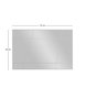Hanah Home Espejo Tocador Vestidor Blanco MDF 50x75 cm